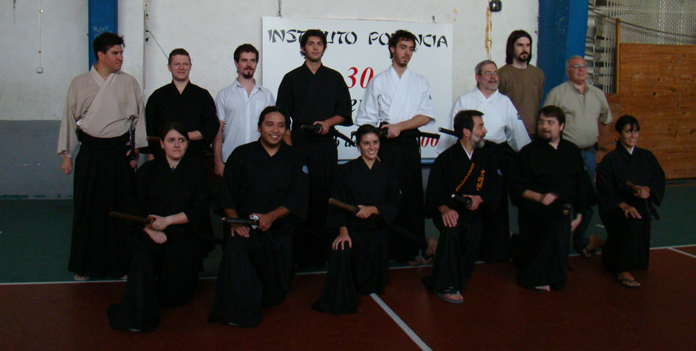 Exhibición de iaido - 30° Aniversario Instituto Potencia