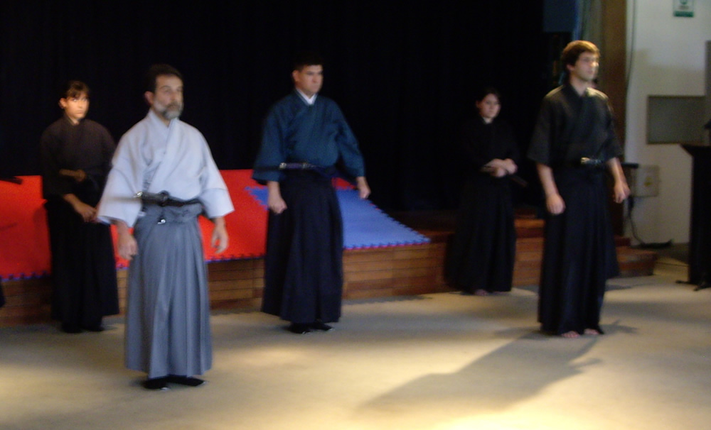 Exhibición en el Jardín Japones de Chikara Dojo