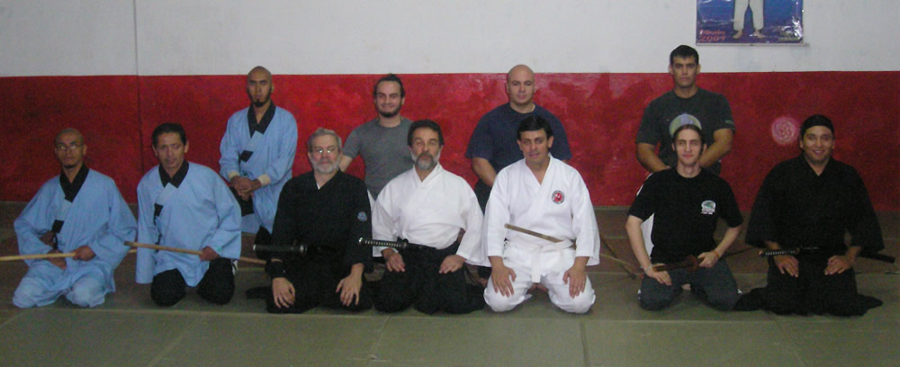 Clase abierta de iaijutsu en la ciudad de Posadas Misiones.