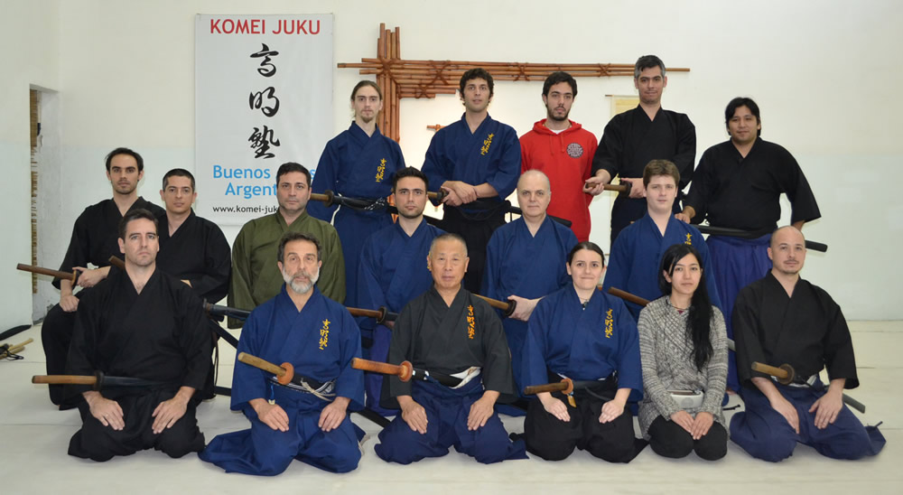 Seminario MUSO JIKIDEN EISHIN RYU IAIJUTSU y NAGINATA JUTSU 2012