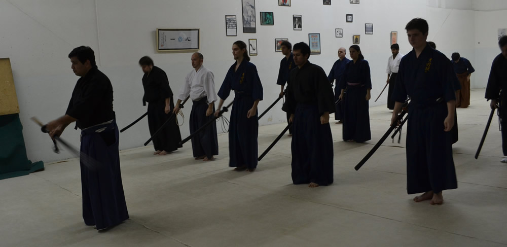 Practica de Tsume Iai 2013 en el Zanshin Dojo